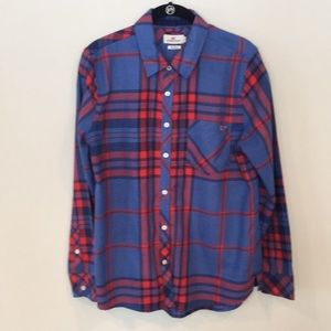 Vineyard Vines Flannel Relaxed Fit Button Down-10